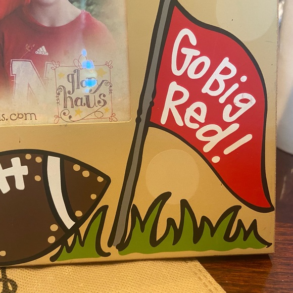 University of Nebraska Wooden Frame with dust bag Glory Haus - Picture 6 of 11